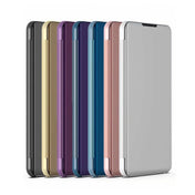 For Galaxy S20+ Plated Mirror Horizontal Flip Leather Case with Holder(Gold) Eurekaonline