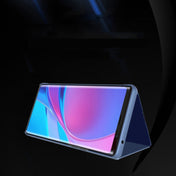 For Galaxy S20+ Plated Mirror Horizontal Flip Leather Case with Holder(Purple Blue) Eurekaonline