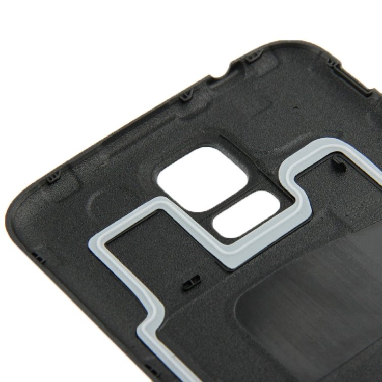 For Galaxy S5 / G900 Original Plastic Material Battery Housing Door Cover with Waterproof Function (Black) Eurekaonline