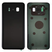 For Galaxy S8+ / G955 Battery Back Cover with Camera Lens Cover & Adhesive (Black) Eurekaonline