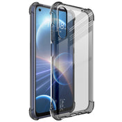 For HTC Desire 22 Pro 5G imak All-inclusive Shockproof Airbag TPU Case (Transparent Black) Eurekaonline