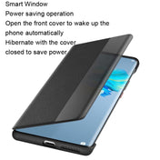 For HUAWEI Mate 40 Pro Original HUAWEI Smart Window Phone Case ( For Glass Back Cover Version )(Black) Eurekaonline