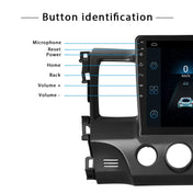 For Honda Civic 10.1 inch Android WiFi Navigation Machine, Style: Standard+12 Light Camera(2+32G) Eurekaonline