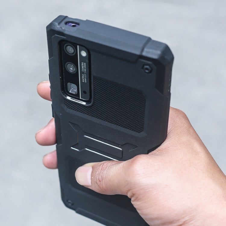 For Honor 30 FATBEAR Armor Shockproof Cooling Phone Case(Black) Eurekaonline