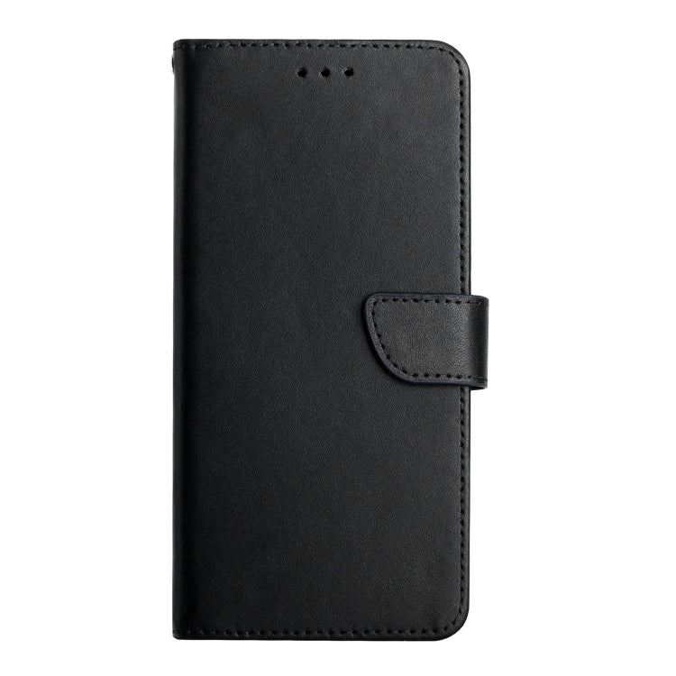 For Honor 70 Genuine Leather Fingerprint-proof Horizontal Flip Phone Case(Black) Eurekaonline