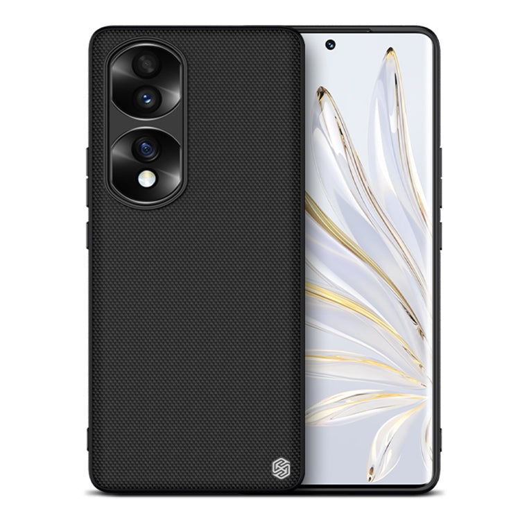 70 Pro + NILLKIN 3D Textured Nylon Fiber TPU Phone Case(Black) Eurekaonline