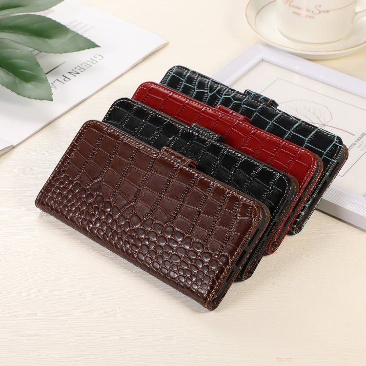 For Honor X20 SE Crocodile Top Layer Cowhide Leather Phone Case(Red) Eurekaonline