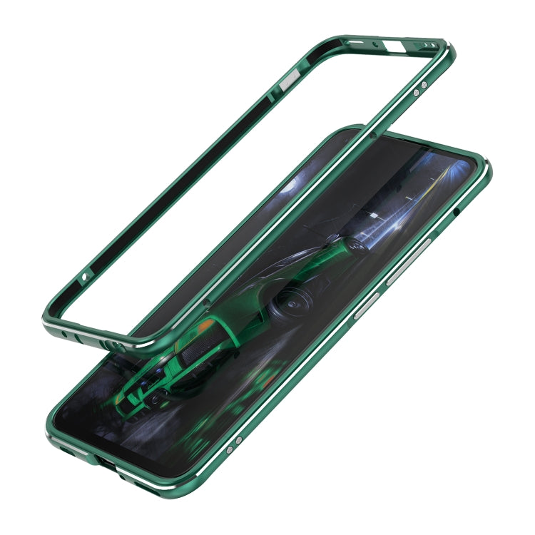 For Huawei Honor 30S Aluminum Alloy Shockproof Protective Bumper Frame(Green) Eurekaonline