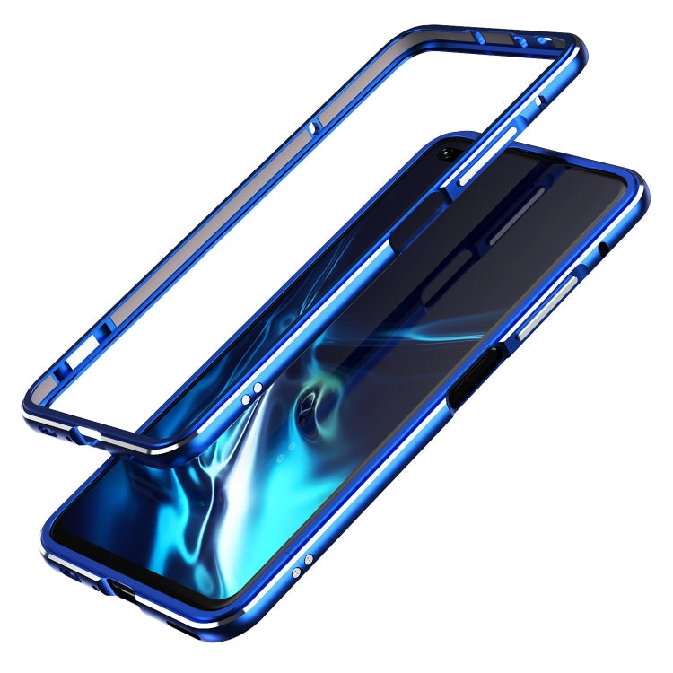 For Huawei Honor V30 Aluminum Alloy Shockproof Protective Bumper Frame(Dark Blue) Eurekaonline