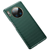 For Huawei Mate 30 Pro Carbon Fiber Leather Texture Kevlar Anti-fall Phone Protective Case(Green) Eurekaonline