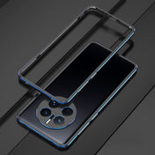 For Huawei Mate 50 Pro LK Aurora Metal Phone Frame with Lens Cover(Black Blue) Eurekaonline