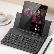 For Huawei Mate X2 GKK Magnetic Folding Bluetooth Keyboard Leather Case with Pen(Black) Eurekaonline