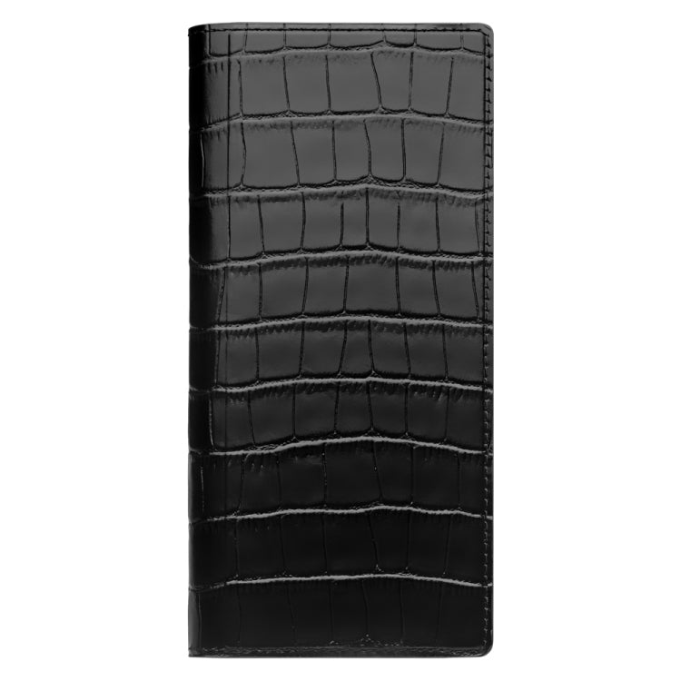 For Huawei Mate XS 2 QIALINO Crocodile Pattern Genuine Leather Phone Case(Black) Eurekaonline