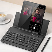 For Huawei Mate Xs 2 GKK Magnetic Folding Bluetooth Keyboard Leather Case with Pen(Black) Eurekaonline