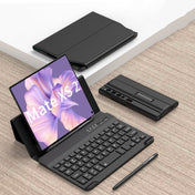 For Huawei Mate Xs 2 GKK Magnetic Folding Bluetooth Keyboard Leather Case with Pen(Black) Eurekaonline