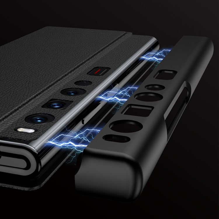 For Huawei Mate Xs 2 GKK Magnetic Folding Shockproof Protective Leather Phone Case(Black) Eurekaonline