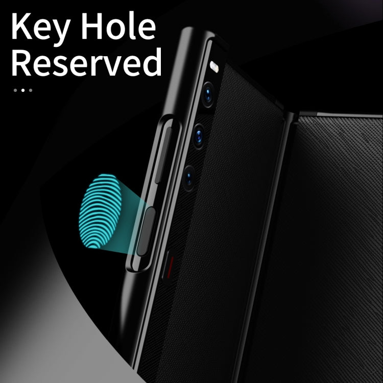For Huawei Mate Xs 2 Ultra-thin Frame Shockproof Phone Case(Black) Eurekaonline