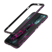 For Huawei Nova 7 Aluminum Alloy Shockproof Protective Bumper Frame(Black Purple) Eurekaonline