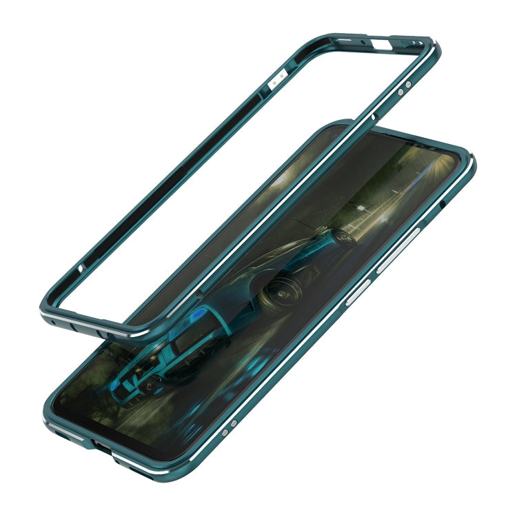 For Huawei Nova 7 Aluminum Alloy Shockproof Protective Bumper Frame(Green) Eurekaonline