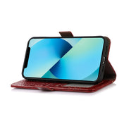 For Huawei Nova Y90/Enjoy 50 Pro Crocodile Top Layer Cowhide Leather Phone Case(Red) Eurekaonline