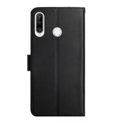 For Huawei P30 Lite Genuine Leather Fingerprint-proof Horizontal Flip Phone Case(Black) Eurekaonline