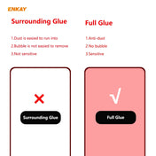 For Huawei P40 10 PCS ENKAY Hat-Prince Full Glue 0.26mm 9H 2.5D Tempered Glass Full Coverage Film Eurekaonline