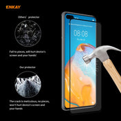 For Huawei P40 10 PCS ENKAY Hat-Prince Full Glue 0.26mm 9H 2.5D Tempered Glass Full Coverage Film Eurekaonline