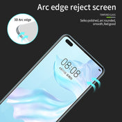 For Huawei P40 MOFI 9H 3D Explosion-proof Curved Screen Tempered Glass Film(Black) Eurekaonline