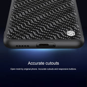 For Huawei P40 NILLKIN Glorious Series TPU + PC 3D Geometric Texture Reflective Mobile Phone Protective Case(Silver Light) Eurekaonline