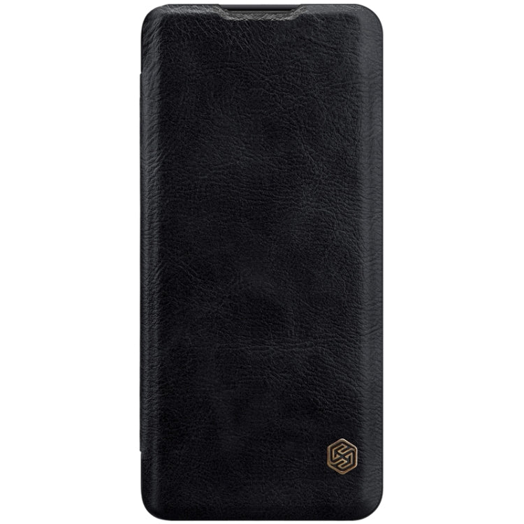 For Huawei P40 Pro Plus NILLKIN QIN Series Crazy Horse Texture Horizontal Flip Leather Case with Card Slot(Black) Eurekaonline