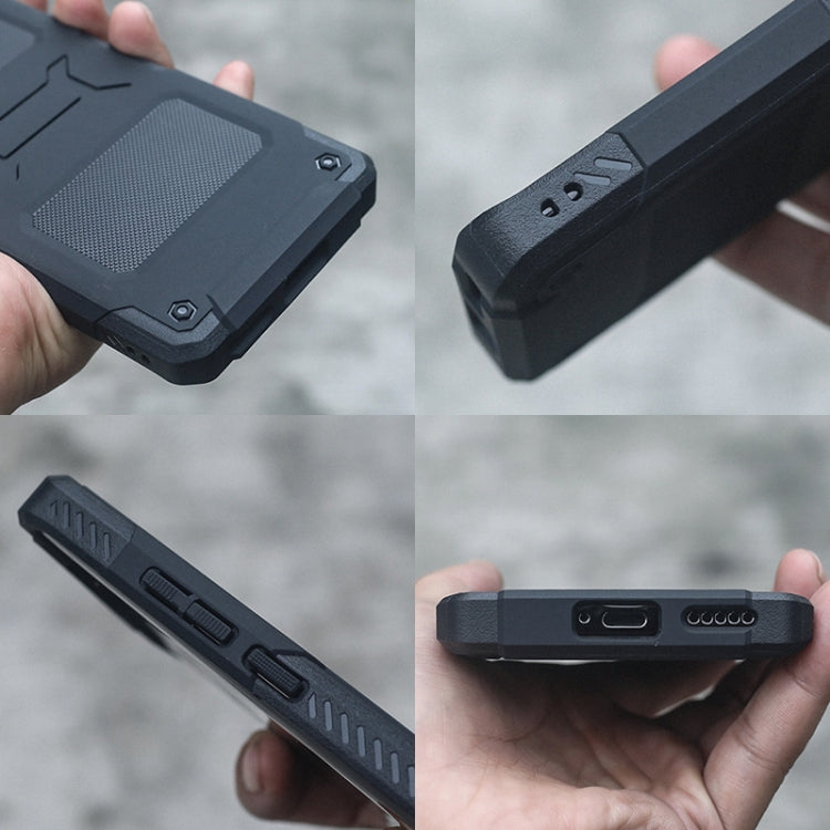 For Huawei P50 FATBEAR Armor Shockproof Cooling Phone Case(Black) Eurekaonline