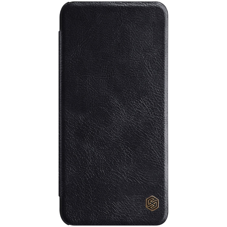 For Huawei P50 NILLKIN QIN Series Crazy Horse Texture Horizontal Flip Leather Case with Card Slot(Black) Eurekaonline