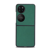 For Huawei P50 Pocket Cross Texture Phone Case(Green) Eurekaonline