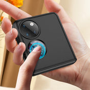 For Huawei P50 Pocket GKK Magnetic Hinge Full Coverage Phone Case(Black) Eurekaonline