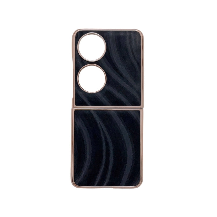 For Huawei P50 Pocket Nano Electroplate Phone Case(Black) Eurekaonline