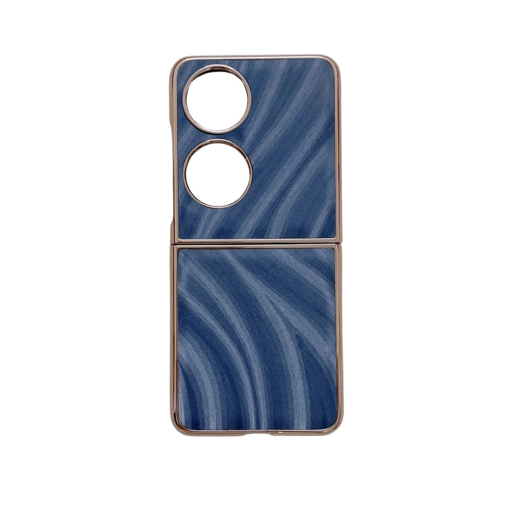 For Huawei P50 Pocket Nano Electroplate Phone Case(Blue) Eurekaonline