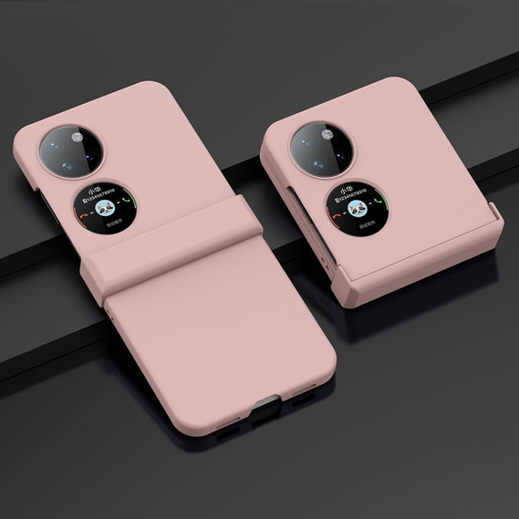 For Huawei P50 Pocket Three-piece Set Phone Case(Pink) Eurekaonline
