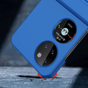 For Huawei P50 Pocket Three-piece Set Phone Case(Purple) Eurekaonline