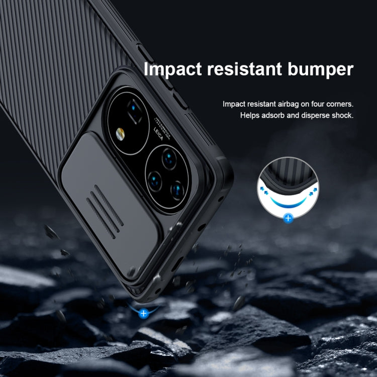For Huawei P50 Pro NILLKIN Black Mirror Pro Series PC Camshield Full Coverage Dust-proof Scratch Resistant Case(Black) Eurekaonline