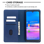 For Huawei Y6 (2019) / Honor 8A 2 in 1 Detachable Magnetic Horizontal Flip Genuine Leather Case with Holder & Card Slots & Wallet(Blue) Eurekaonline