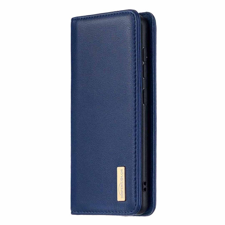 For Huawei Y6 (2019) / Honor 8A 2 in 1 Detachable Magnetic Horizontal Flip Genuine Leather Case with Holder & Card Slots & Wallet(Blue) Eurekaonline