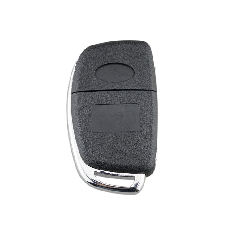 For Hyundai 4-button Folding Car Key Shell with Metal Edge Solaris ix35 ix4 Santa Eurekaonline