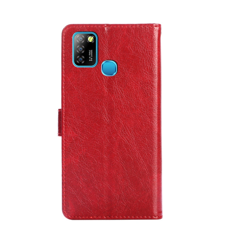 For Infinix Hot 10 Lite/Smart 5 Zipper Bag Leather Phone Case(Red) Eurekaonline