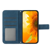 For Infinix Hot 10i / Smart 5 Pro Skin Feel Sun Flower Pattern Flip Leather Phone Case with Lanyard(Inky Blue) Eurekaonline