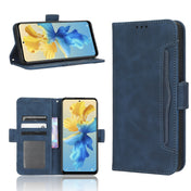 For Infinix Hot 11 2022 X675 Skin Feel Calf Texture Card Slots Leather Phone Case(Blue) Eurekaonline