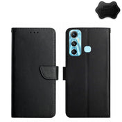 For Infinix Hot 11 Genuine Leather Fingerprint-proof Horizontal Flip Phone Case(Black) Eurekaonline
