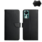 For Infinix Hot 11s NFC Genuine Leather Fingerprint-proof Horizontal Flip Phone Case(Black) Eurekaonline