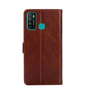 For Infinix Hot 9/Note 7 Lite/X655C Zipper Bag Leather Phone Case(Brown) Eurekaonline