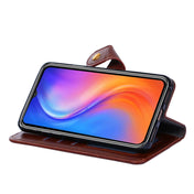 For Infinix Hot 9/Note 7 Lite/X655C Zipper Bag Leather Phone Case(Brown) Eurekaonline