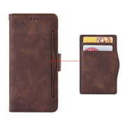 For Infinix Note 12 5G / Note 12 Pro 5G Skin Feel Calf Texture Card Slots Leather Phone Case(Brown) Eurekaonline